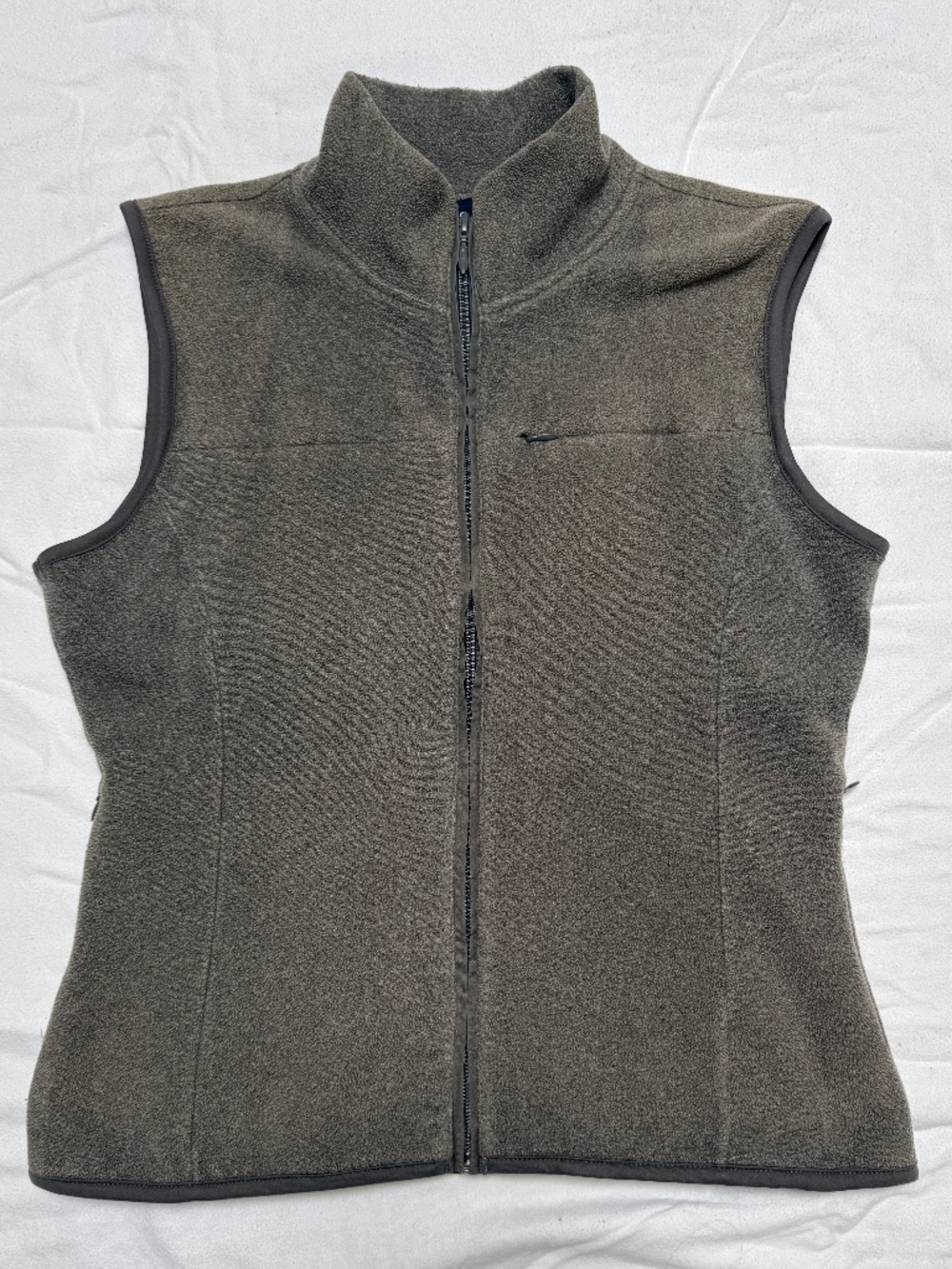 VINTAGE y2k GAP fleece zip-up vest gorpcore outdoor hiking S